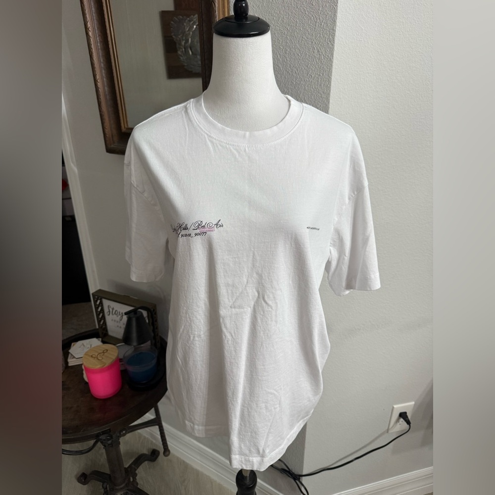 H&M White Loose Fit Top - Beverly Hills